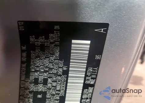 2012 Toyota Sienna Xle z USA, uszkodzony, nr VIN 5TDYK3DC9CS215915